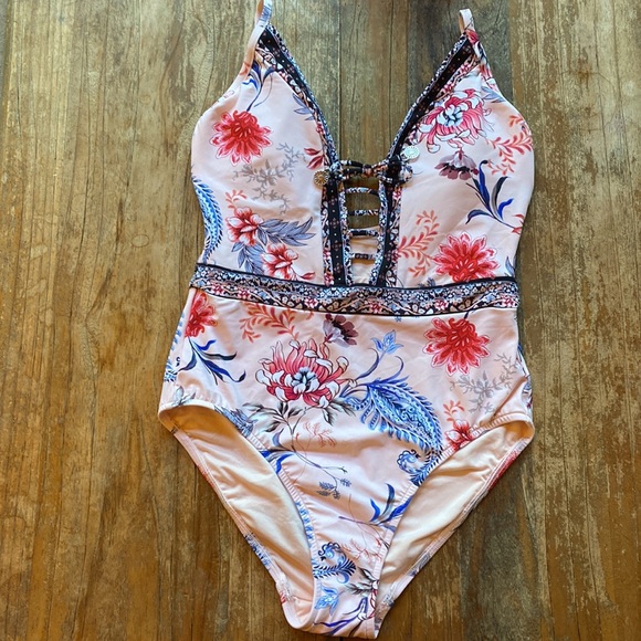 NWOT Anthropologie Seafolly Garden one piece swimsuit - Picture 6 of 15